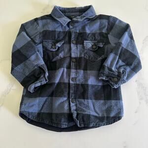 Little Bipsy Lined Flannel with Snaps Size 2T-3T